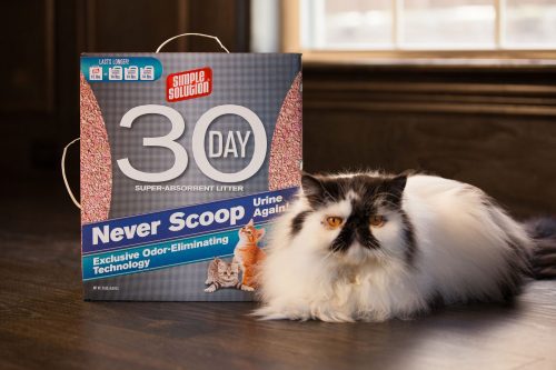 Enter below to win a 15-lb box of Simple Solution Cat Litter!