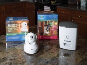 The SocialPet Camera and Treat Dispenser includes everything you see here!
