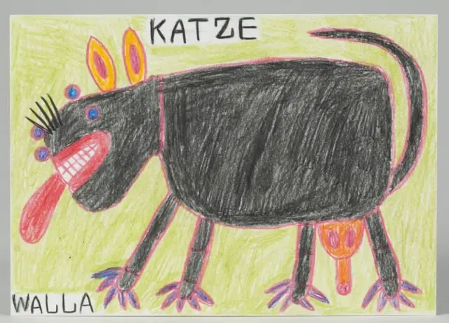 August Walla (Germany, 1936-2001) “Katze" - estimated value - $600-$800