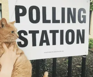 Voters Took their Cats (and Dogs, Horses, Guinea Pigs) to the Polls in Britain’s General Election