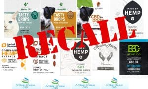 RECALL ALERT: Multiple Brands Hemp & CBD Oil Tinctures for Human and Pet Consumption