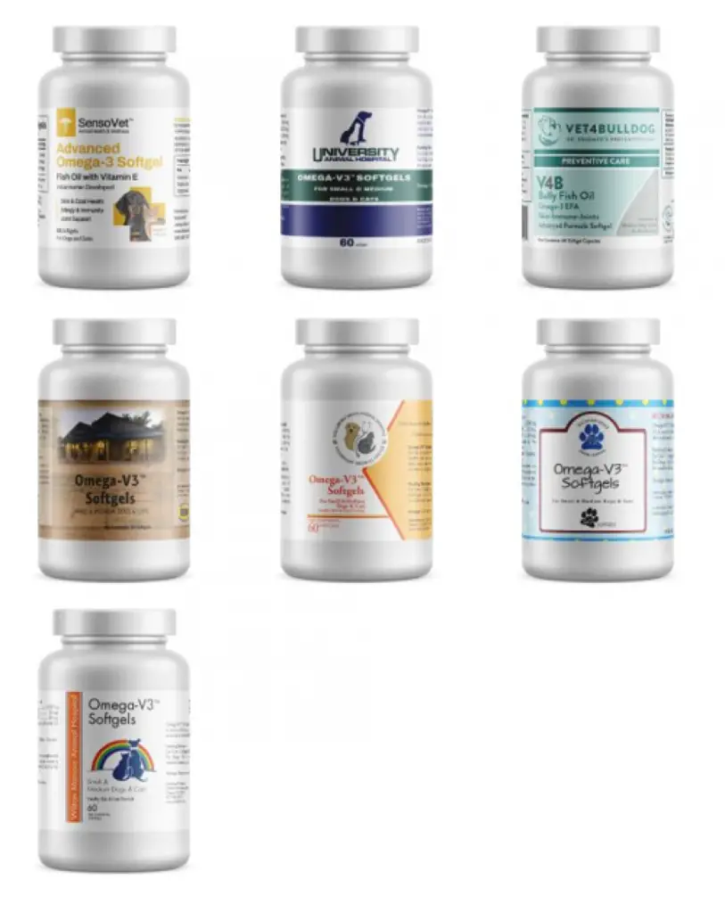 recall alert for veterinary omega softgel supplements