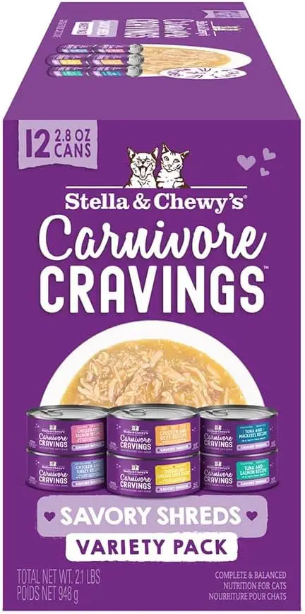 amazon prime day deal for 29% off Stella & Chewy's Carnivore Cravings cat food