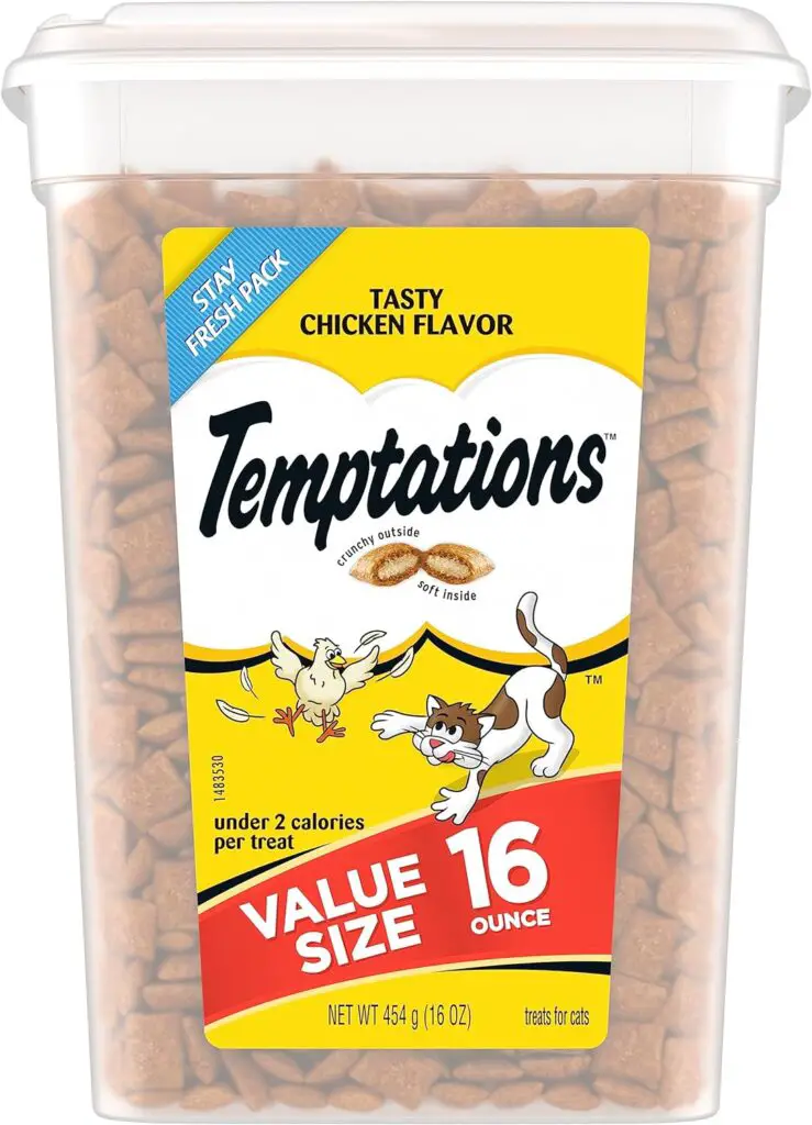 temptations cat treats, chicken flavor, on sale for Amazon Prime Day